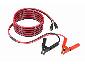 5 m set of charging cables including angle clips (twin line)