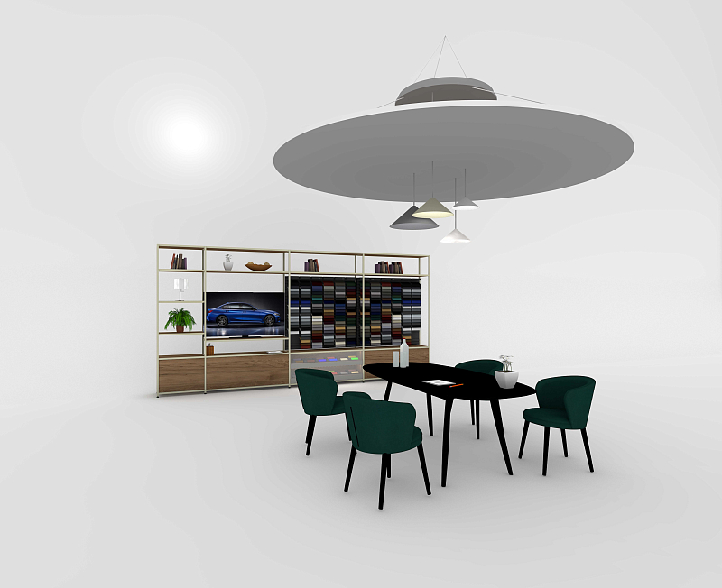 Acoustic ceiling panel for the Customer Consultation Stage Acoustic ceiling panel for the Customer Consultation Stage