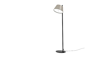 Floor lamp TAM TAM P with sand shade