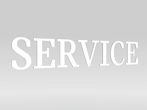 MINI Lettering “Service”, not illuminated, E1