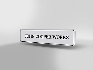 Model plate JOHN COOPER WORKS