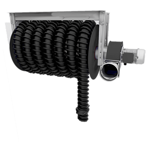 FILCAR- Spring driven Hosereel complete with hose and fan FILCAR- Spring driven Hosereel complete with hose and fan