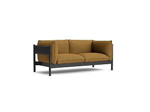 Sofa ARBOUR Sofa Mustard - Anthracite Fabric  & Black Frame