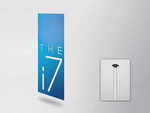 BMW THE i7 flag (vertical)