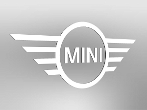 MINI logo size E1 wall mounted, unilluminated