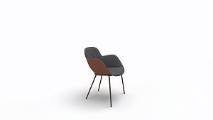 Chair Sheru in Steelcut Trio 776