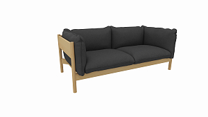  Sofa ARBOUR&nbsp;&nbsp;2-seater 180 dark grey