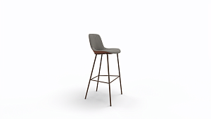Bar stool Sheru high in Steelcut Trio 253