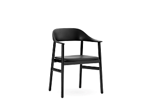 Armchair Herit Upholstery Black Oak