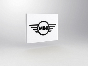 Front cover for MINI brand module P6/P8<br />
B 2400 x H 1800 mm