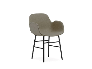 Armchair Form Full Upholstery Steel