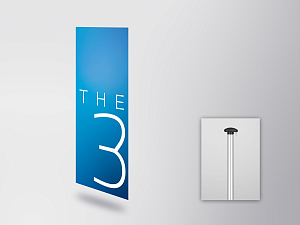 BMW THE 3  flag (vertical) (80515A498B2)