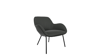 Sheru armchair in black Sheru armchair in black