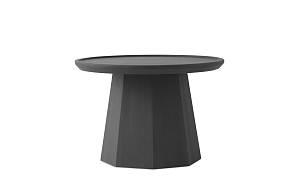 Side table PINE large dark grey