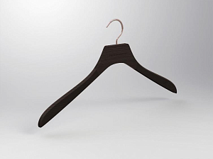 Heritage T-Shirt Hanger (dark wood). Set of 10 pieces