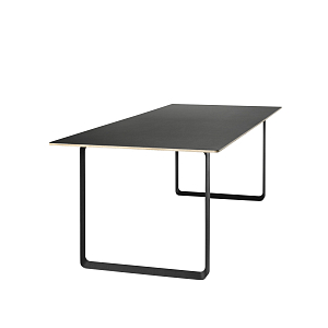 Wood Table 70/70 90 x 225 cm black / Nanolaminate