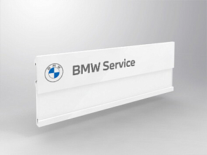 Name Tag "BMW Service" with BMW logo (10 pcs.)