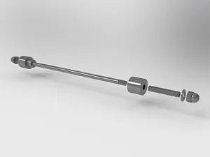 Fully floating axle for the F 800 GT for special mounting system. Fully floating axle for the F 800 GT for special mounting system.