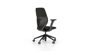 Office swivel Chair ACX light in nero, Base plastic, for hard floor. Office swivel Chair ACX light in nero, Base plastic, for hard floor.