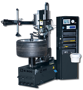 S300 “Leverless-Contactless” Hydraulic Car Tyre Changer<br />
incl. installation and training S300 “Leverless-Contactless” Hydraulic Car Tyre Changer<br />
incl. installation and training
