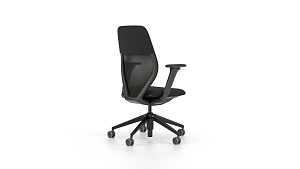 Office swivel Chair ACX light in nero, Base plastic, for hard floor. Office swivel Chair ACX light in nero, Base plastic, for hard floor.